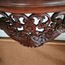 Hall table large solid wood carved Image 2