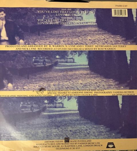Quantize Youve Lost That Lovin Feeling 12inch Vinyl 1988 UK Passion