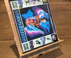 C64 - Epyx Winter Games - Commodore 64 Large Jewel Tape Game - complete in box