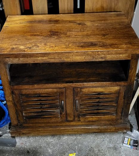 wooden unit