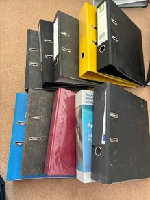 Used folders x 10