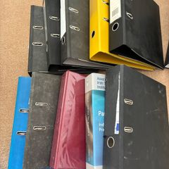 Used folders x 10