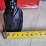 Carved Ebony / Dark Wood Tribal African Head / Bust Sculpture Image 8