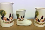vintage pottery set