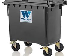 Weber 1100L Dumpster 4 wheel bin