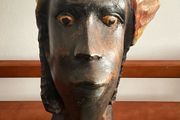 Large Near-Life Size African Tribal,Bust