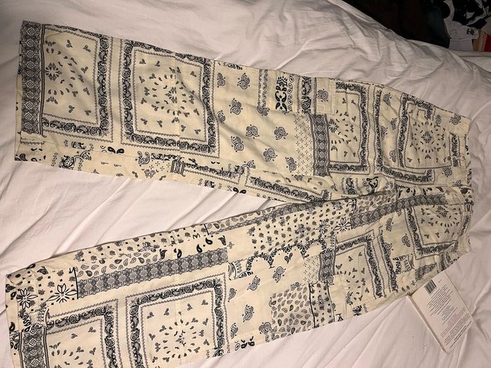 Printed trousers