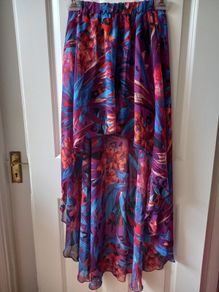 SALE! Ladies' high-low floral skirt