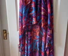 SALE! Ladies' high-low floral skirt