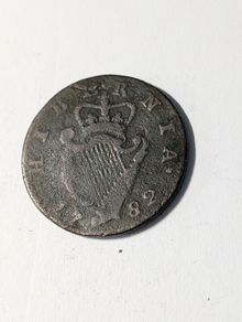 Irish 1782 Halfpenny