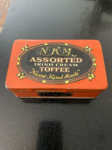 1940 NKM Toffee Tin