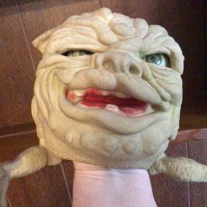 vintage 1987 Boglin rubber hand puppet Rare