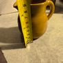 Handcrafted Irish studio art pottery. Pottery Yellow Webb Connemara milk jug Image 2