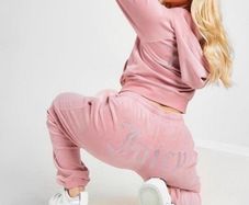 womens pink juicy couture tracksuit