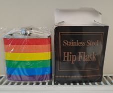 Rainbow Hip flask