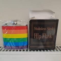 Rainbow Hip flask