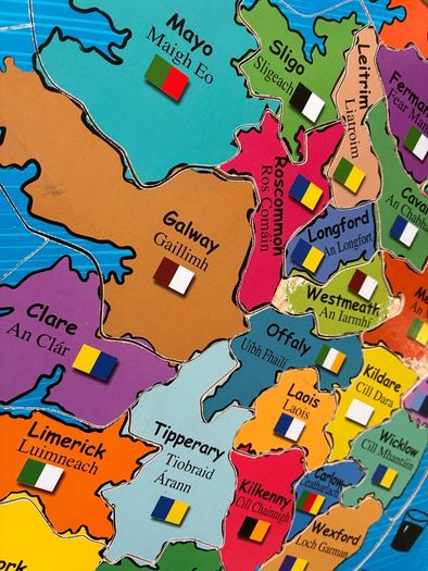 Ireland Wooden Jigsaw