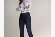 Salsa Push In Bootcut Jeans, Dark Blue Denim Size W31L32
