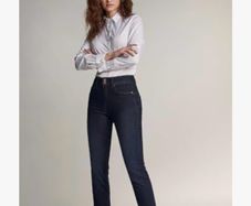 Salsa Push In Bootcut Jeans, Dark Blue Denim Size W31L32