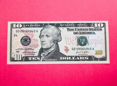 USA  10 Dollars   2021 Letter  (  D 4 )  CLEVELAND ( Uncirculated )