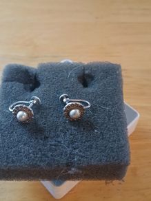 Beautiful Vintage Screw on Earrings
