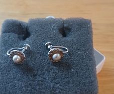 Beautiful Vintage Screw on Earrings