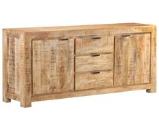Sideboard 175x40x75 cm Rough Mango Wood
