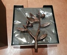 Michael Aram Olive Branch Cocktail Napkin Holder - Brand New