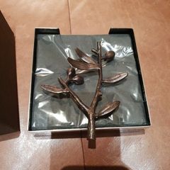 Michael Aram Olive Branch Cocktail Napkin Holder - Brand New
