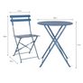 Rive Droite Bistro Set Small Cove Blue GT38 Image 2