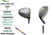 Taylormade Qi35 Driver / 9 Degree / Oban Kiyoshi Purple 04 65g Stiff