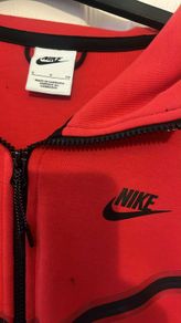 Nike tech hoodie RED