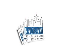 Frasier KACL Radio Glossy Stickers 2-Pack