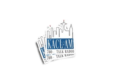 Frasier KACL Radio Glossy Stickers 2-Pack