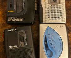 Vintage Sony Walkmans cassette players