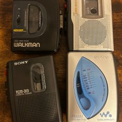 Vintage Sony Walkmans cassette players