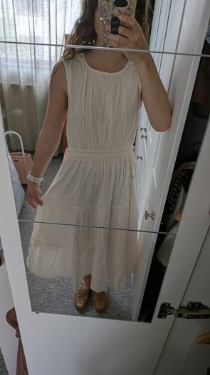 Monoprix Cream Dress (UK6/8)