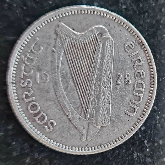 Ireland 1928 Silver Shilling Coin