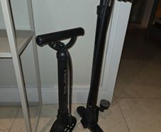 2 x bicycle pumps