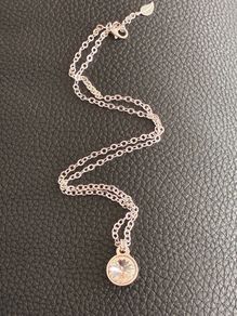 Silver Plated Crystal Necklace