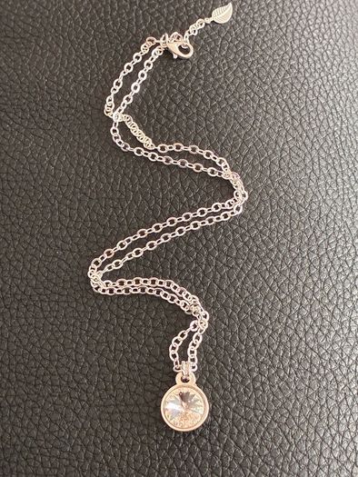 Silver Plated Crystal Necklace