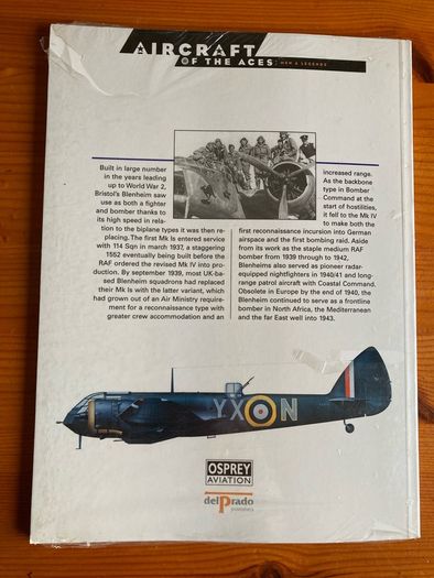 Aircraft book: 'Blenheims Squadrons Of World War 2'