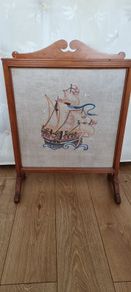 vintage fire screen
