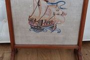vintage fire screen
