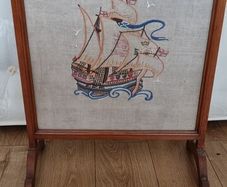 vintage fire screen