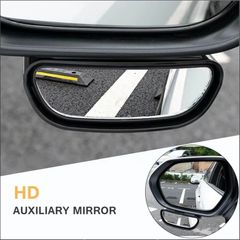Auto Mirror Adjustable Wide Angle Side Rear Mirror Blind Spot Convex Mirrors For Car Van Camper Trailer Reverse Parking Auxiliary Rear View Mirror