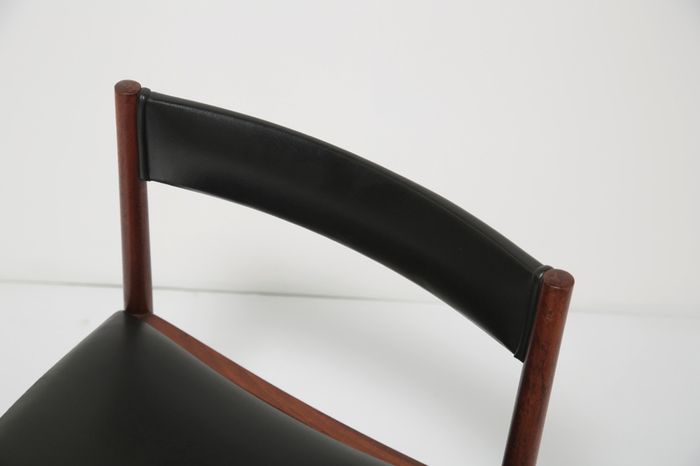 Vintage Rosewood Dining Table & 6 Dining Chairs Set by Tom Robertson for McIntosh, 1960s