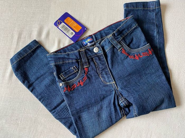 Brand new Girls Lupilu Music Note Denim Jeans 2/3 yr