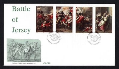1981 Jersey The 200th Anniversary of The Battle over Jersey Commemorative Stamp First Day cover (FDC)