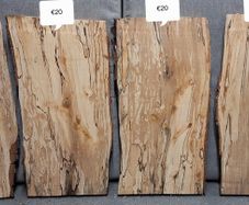 live edge birch boards, planned, dryed and spalted